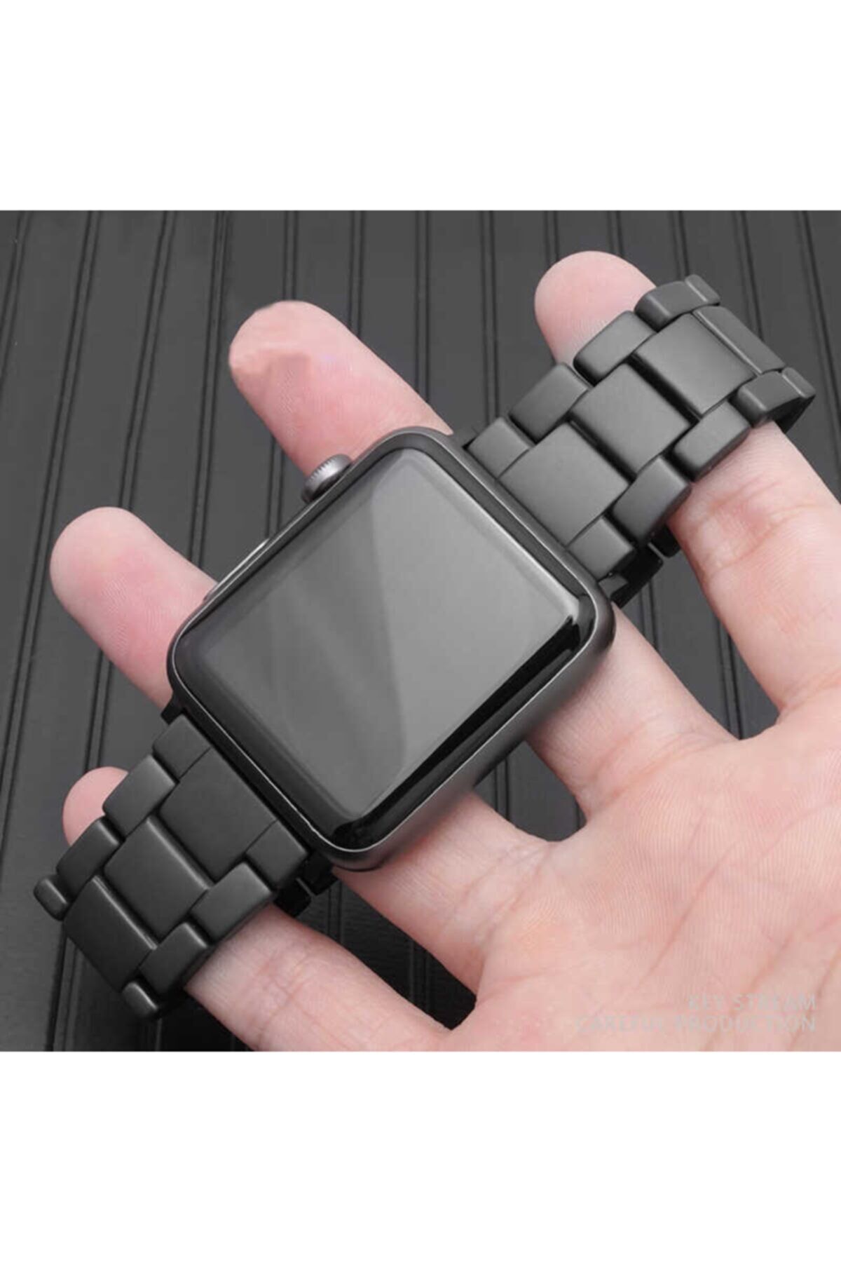 ??? Watch 40mm Mat Seramik Metal Kordon Siyah