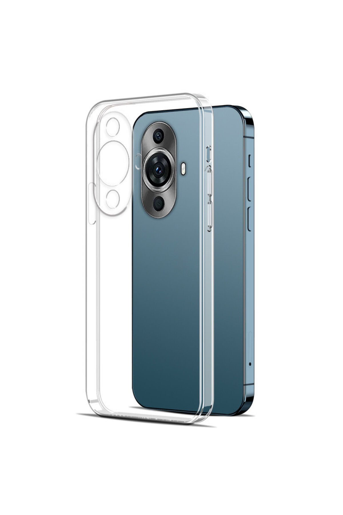 Huawei Nova 12S Kılıf Uyumlu BSAY Süper Silikon Kapak-Şeffaf Şeffaf