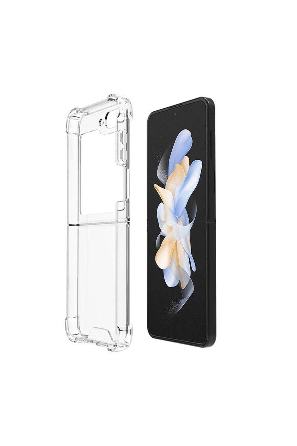 Galaxy Z Flip 5 Uyumlu BSAY Nitro Anti Shock Silikon-Renksiz Renksiz