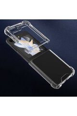 Galaxy Z Flip 5 Uyumlu BSAY Nitro Anti Shock Silikon-Renksiz Renksiz