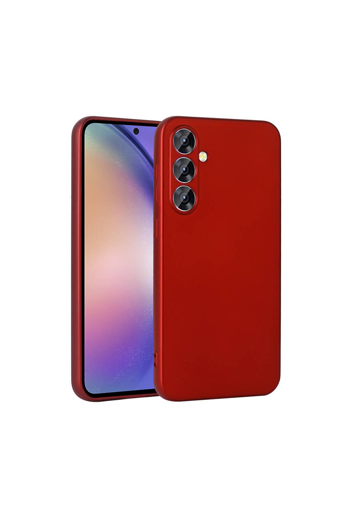 Galaxy A55 Kılıf BSAY Premier Silikon Kapak - Siyah Siyah