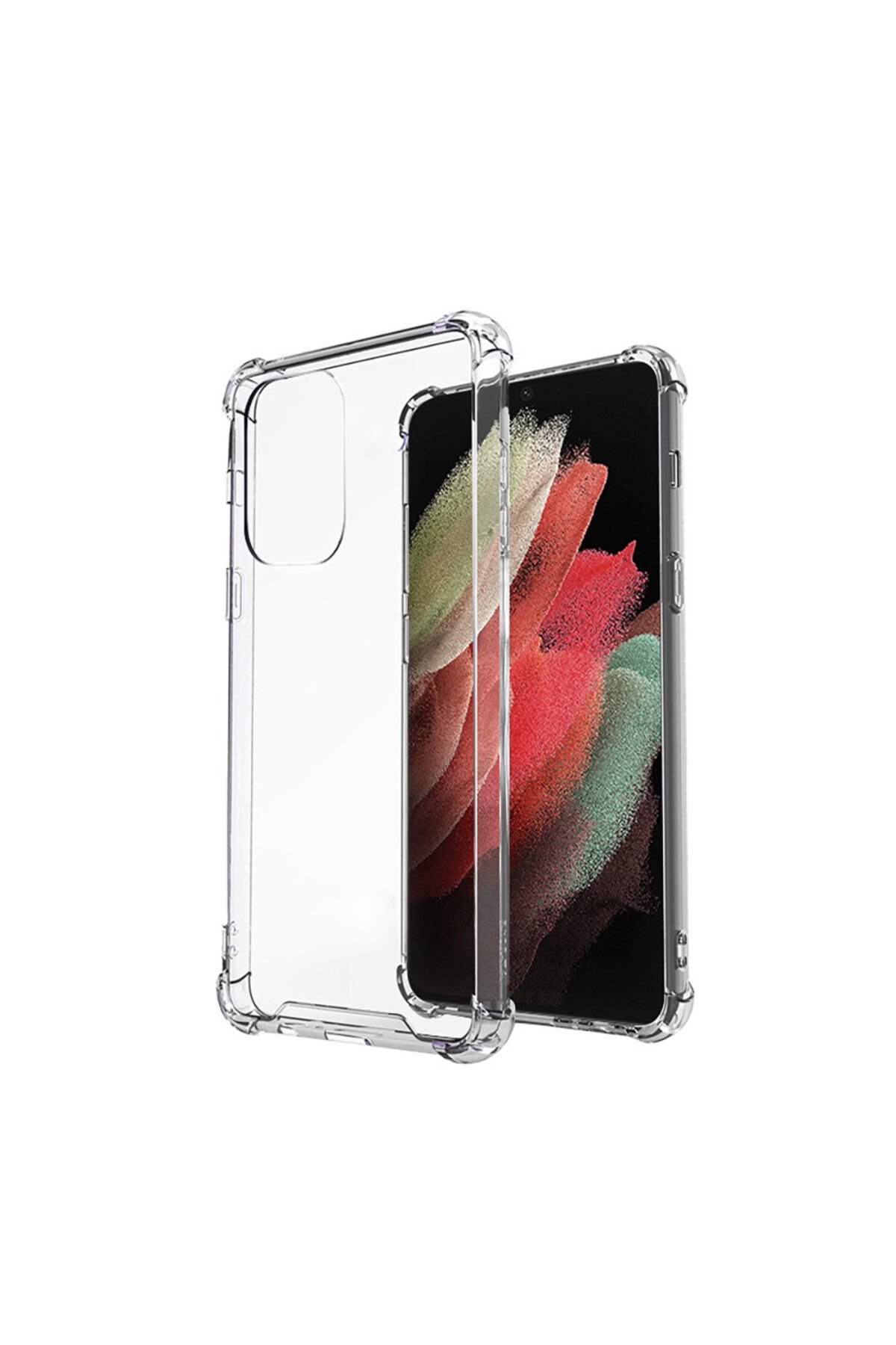 Galaxy S24 FE Uyumlu Kılıf BSAY Nitro Anti Shock Silikon-Şeffaf Şeffaf
