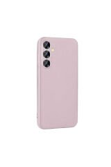 Galaxy A55 Kılıf BSAY Premier Silikon Kapak - Siyah Rose Gold