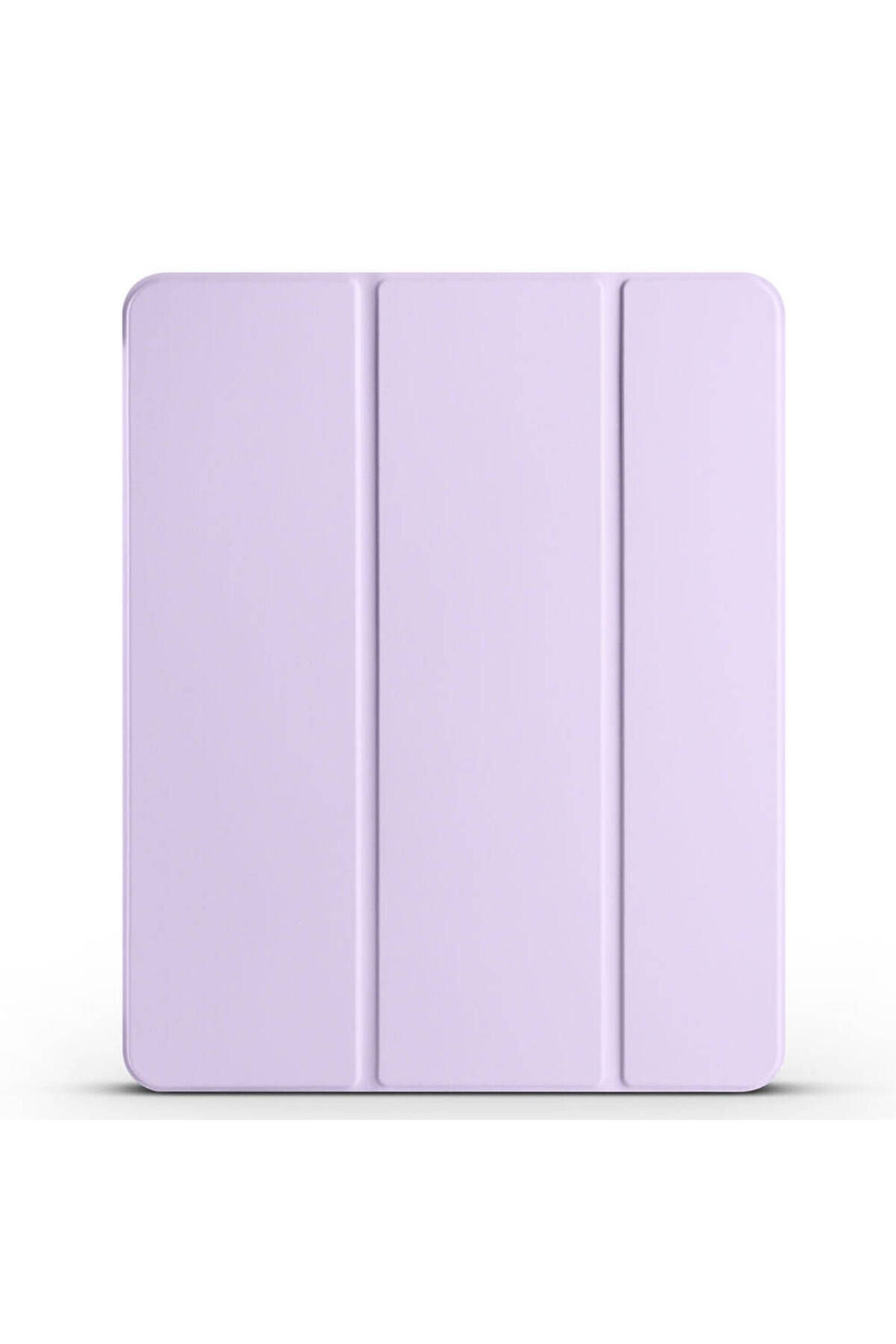 iPad Air 13 2025 M3 ASMA Smart Cover Kalem Bölmeli Standlı 1-1 Kılıf - Lila Lila
