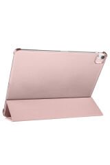 iPad Air 13 2025 M3 ASMA Smart Cover Kalem Bölmeli Standlı 1-1 Kılıf - Lila Pembe Koyu