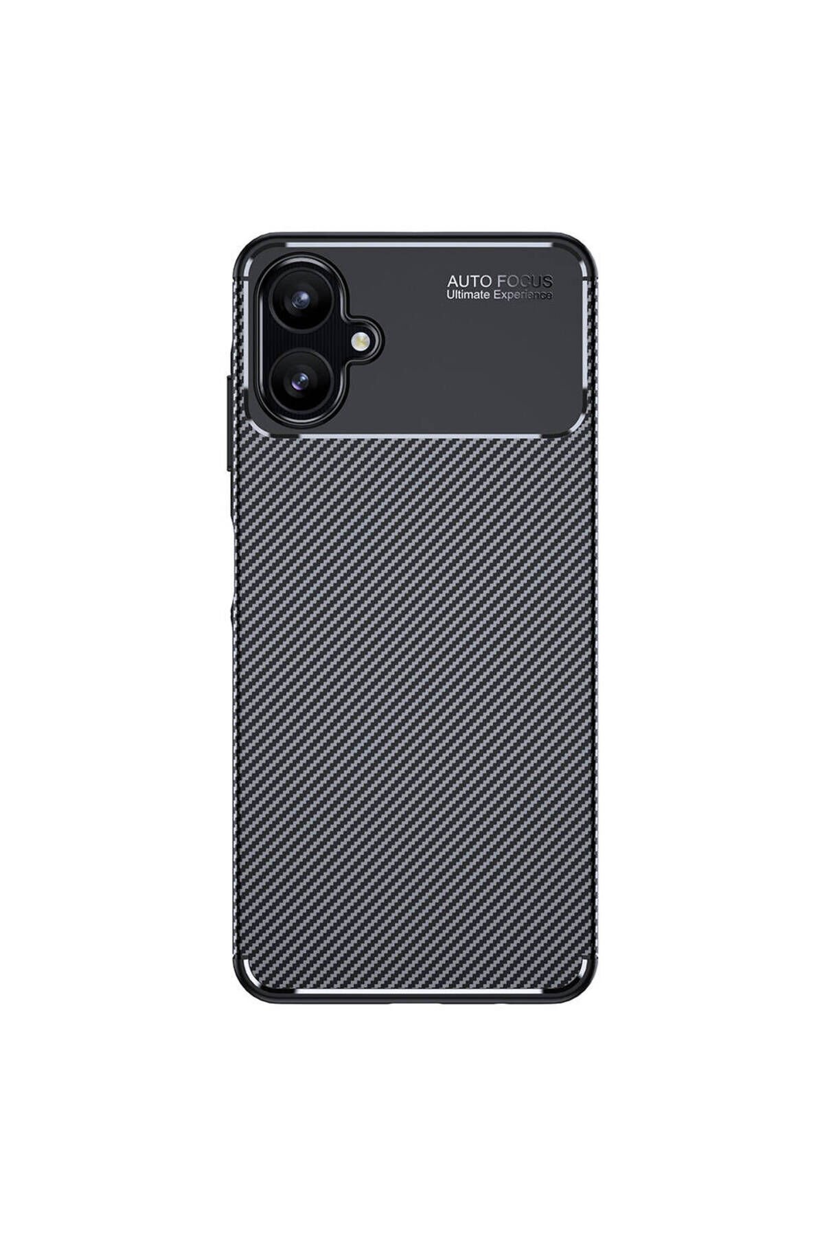 Galaxy A06 Kılıf NXAR Negro Silikon Kapak - Siyah
