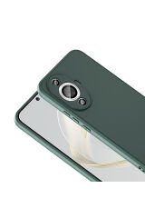 Huawei Nova 12S Uyumlu Kılıf BSAY Mara Lansman Kapak-Koyu Yeşil Lacivert