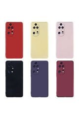 Huawei P50 Pro Kılıf BSAY Premier Silikon Kapak - Lacivert Siyah