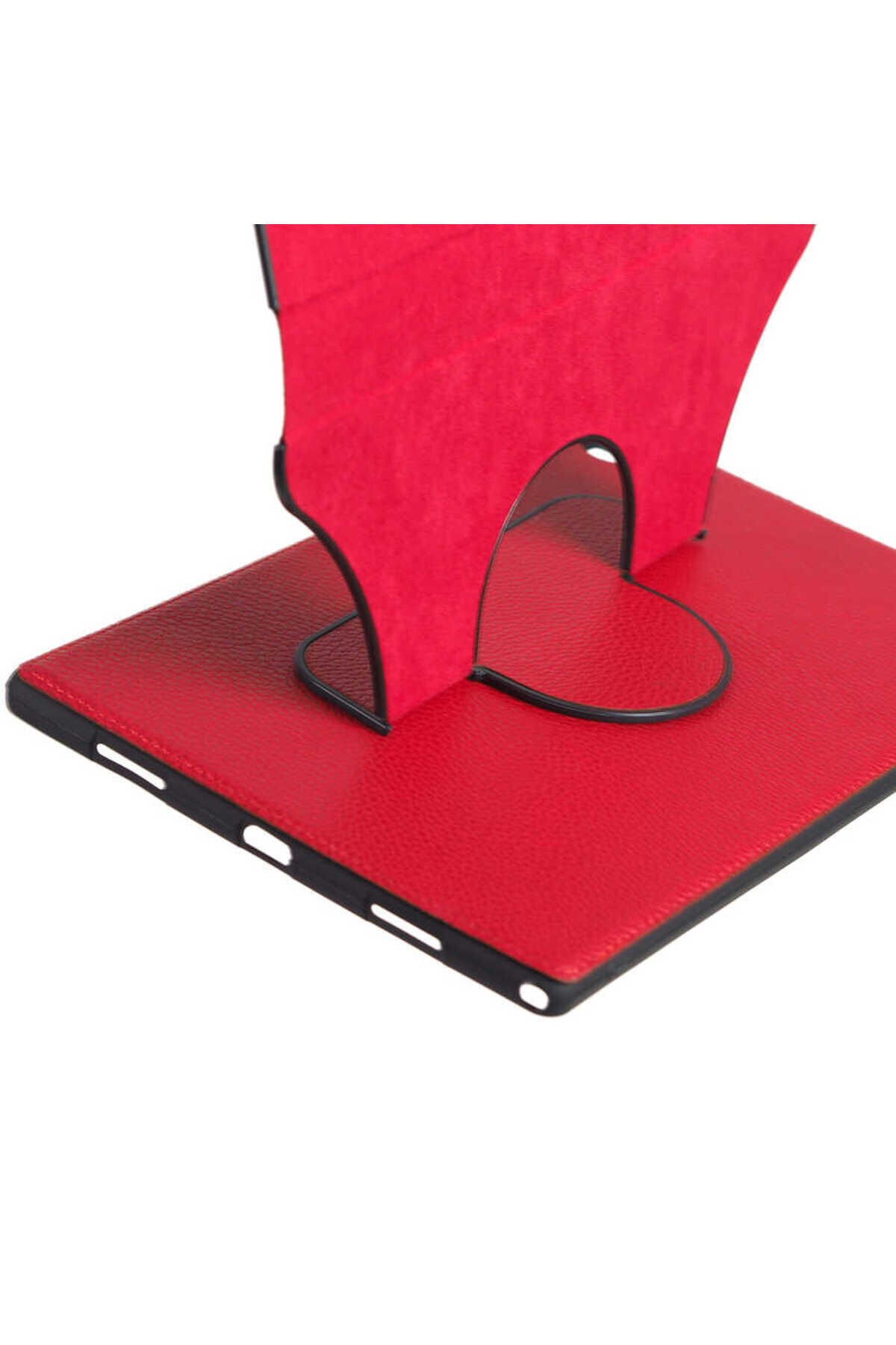 Lenovo Tab M8 Uyumlu BSAY Fest Dönebilen Standlı Kılıf-Siyah Mavi