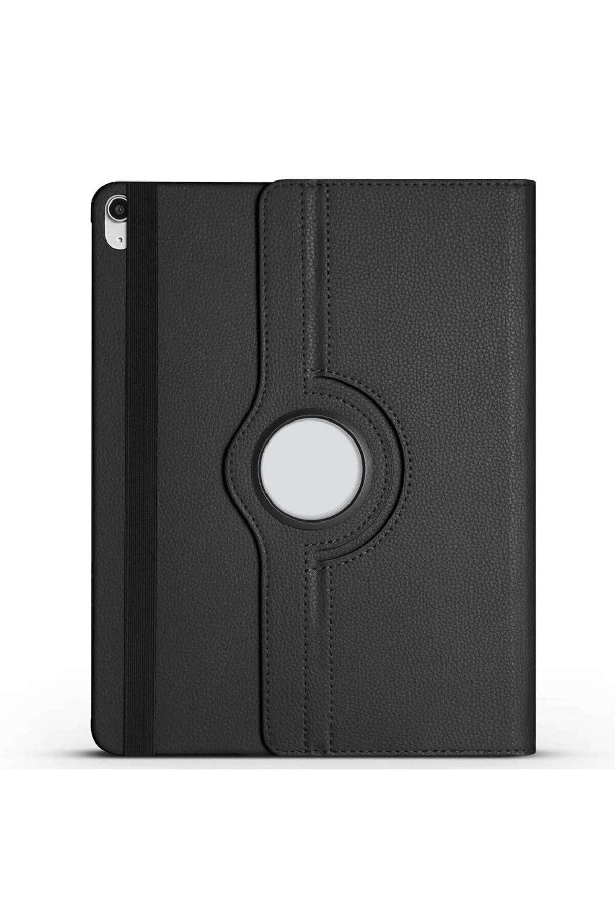 iPad Air 13 2025 M3 ZPRB Dönebilen Standlı Kılıf - Kırmızı Siyah