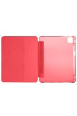 iPad Air 13 2025 M3 Kılıf BSAY Tri Folding Kalem Bölmeli Standlı Kılıf - Açık Yeşil Koyu Yeşil