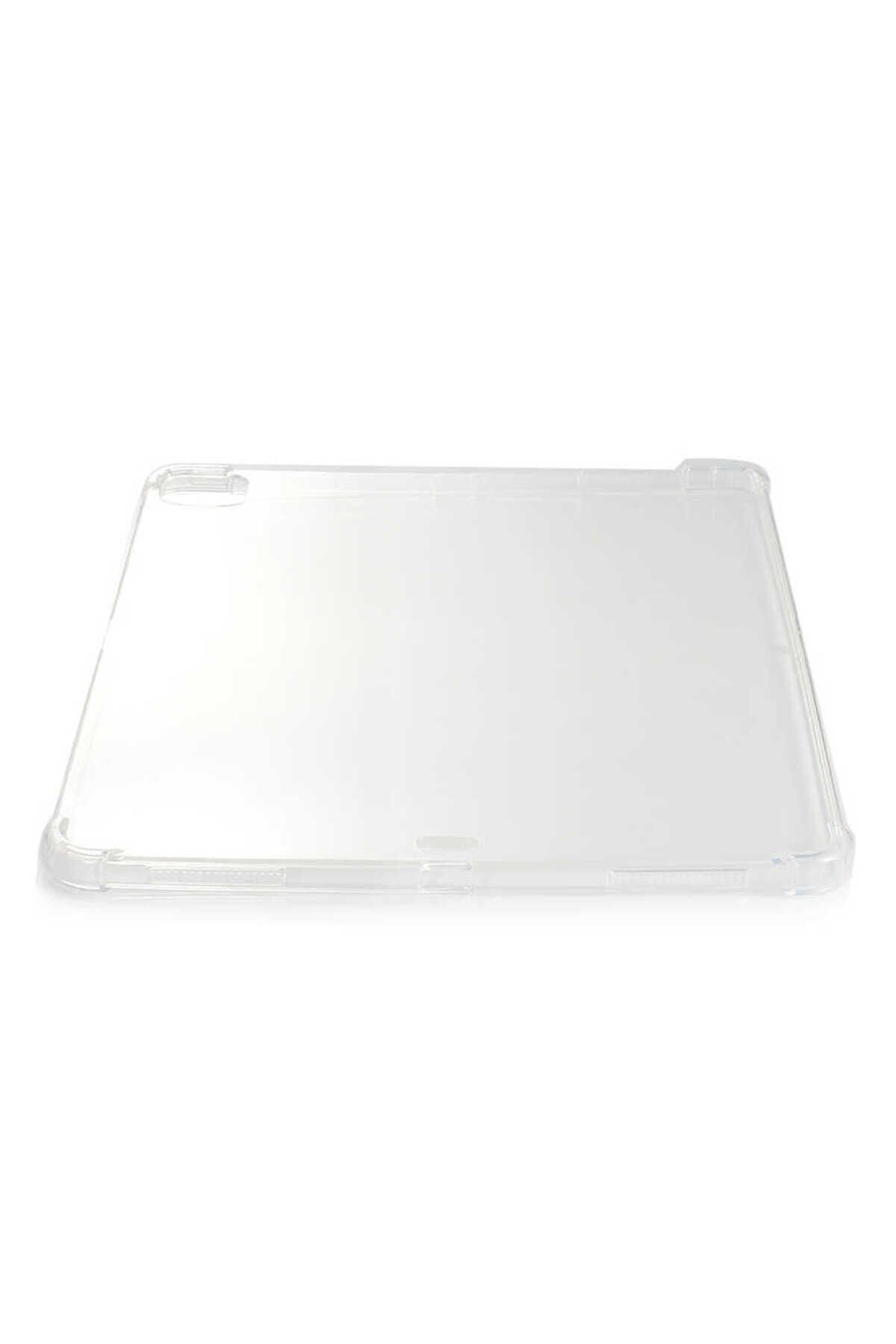 iPad Pro 12.9 2022 M2. Nesil Uyumlu Uyumlu BSAY Tablet Nitro Anti Shock Silikon Kapak-Renksiz Renksiz