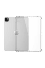 iPad Pro 12.9 2022 M2. Nesil Uyumlu Uyumlu BSAY Tablet Nitro Anti Shock Silikon Kapak-Renksiz Renksiz