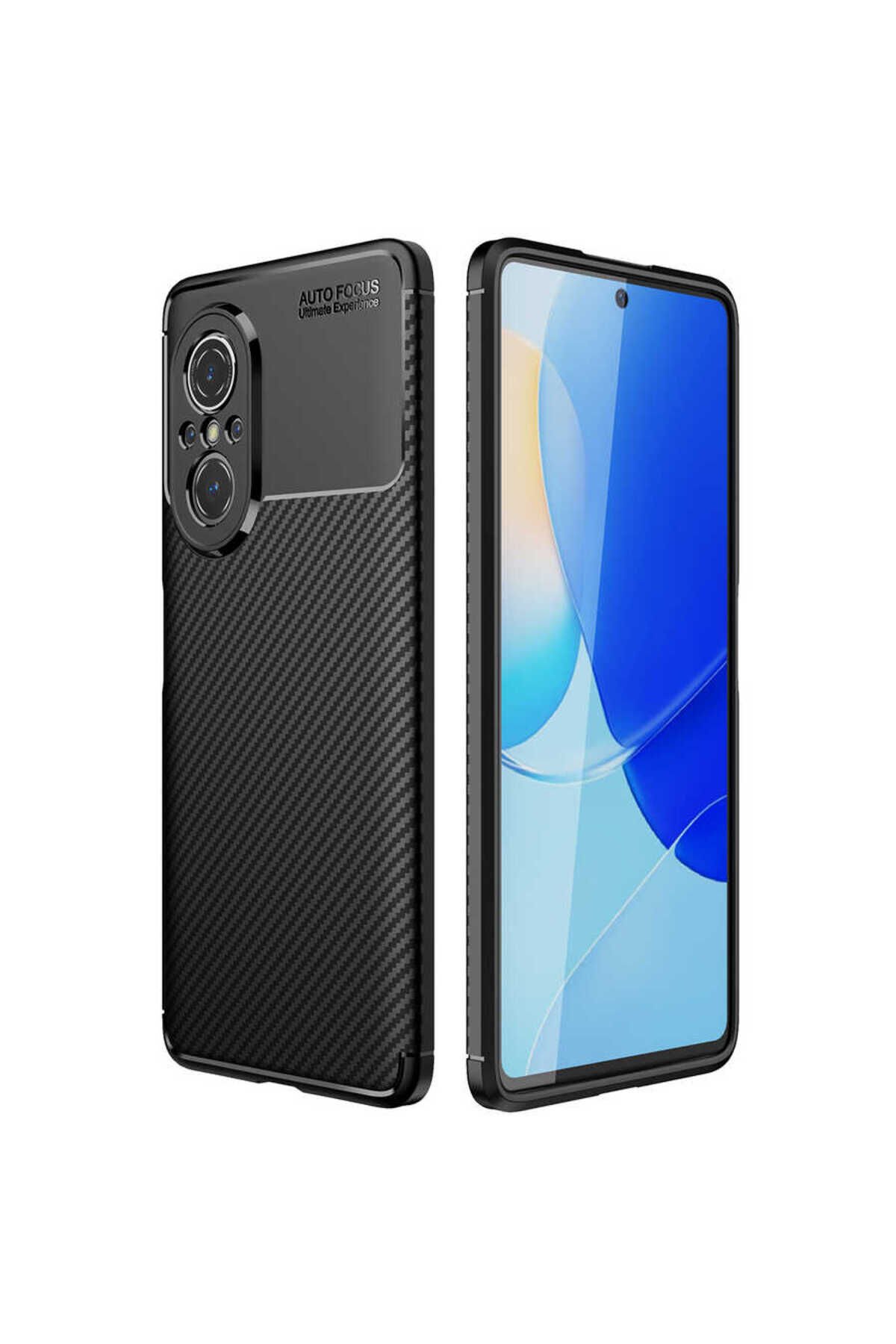 Huawei Nova 9 SE Kılıf BSAY Negro Silikon Kapak - Siyah Siyah