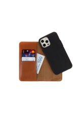 iPhone XS Max 6.5 Kılıf BSAY Multi Cüzdan Kılıf - Gold Kırmızı