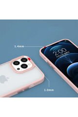 iPhone 14 Pro Max Uyumlu BSAY Krom Kılıf-Siyah Lacivert