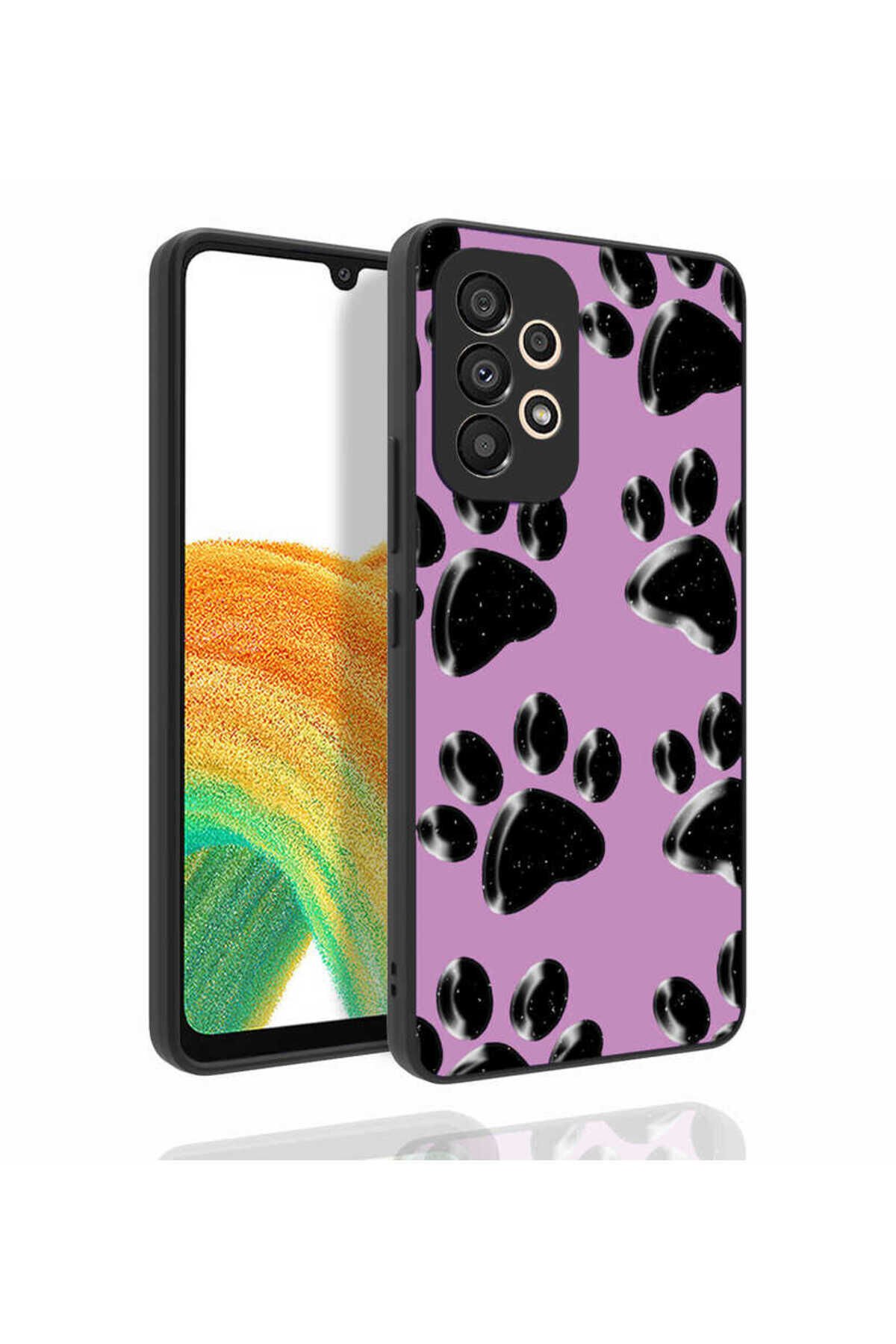 Galaxy A53 5G Kılıf Desenli Kamera Korumalı Parlak BSAY Nora Kapak - NO4 No3