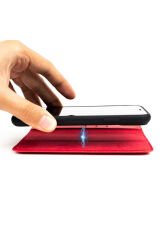 iPhone 8 Plus Kılıf BSAY Multi Cüzdan Kılıf - Kırmızı Kırmızı