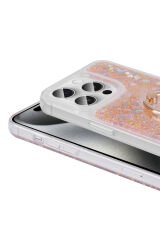 iPhone 15 Pro Max Uyumlu BSAY Milce Kılıf-Gümüş Gold
