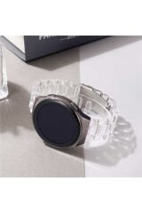 Huawei GT2 42mm Uyumlu KRD-27 20mm BSAY Kordon-Turuncu Pembe