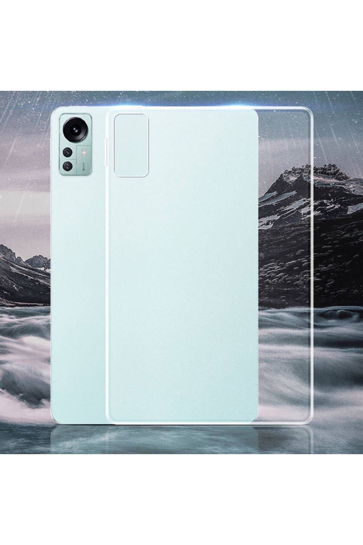 Redmi Pad 10.61'' Kılıf Uyumlu BSAY Tablet Süper Silikon Kapak-Renksiz