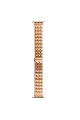 Watch 38mm Uyumlu KRD-86 Metal BSAY Kordon-Gümüş Siyah
