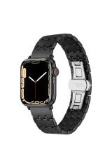 Watch 7 41mm Uyumlu KRD-86 Metal BSAY Kordon-Rose Gold Gümüş