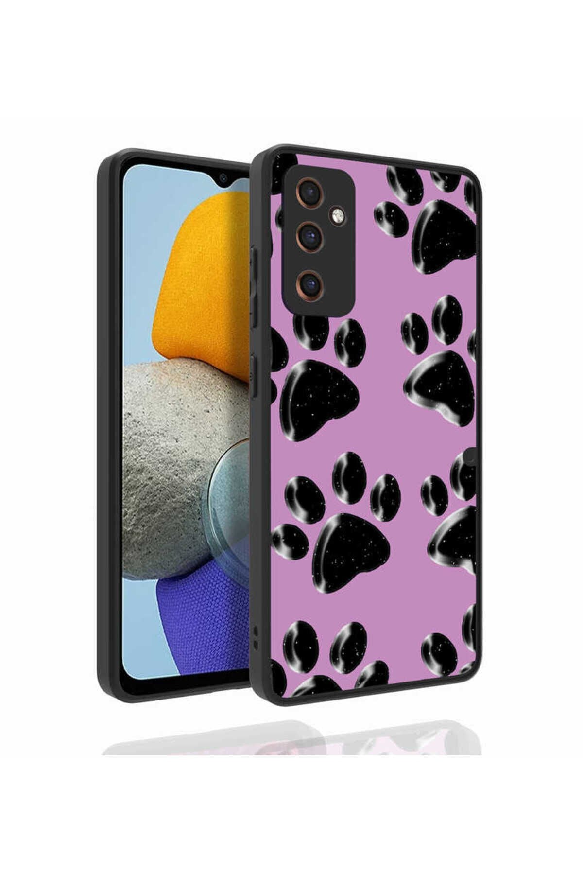 Galaxy M23 Kılıf Desenli Kamera Korumalı Parlak BSAY Nora Kapak - NO4 No1