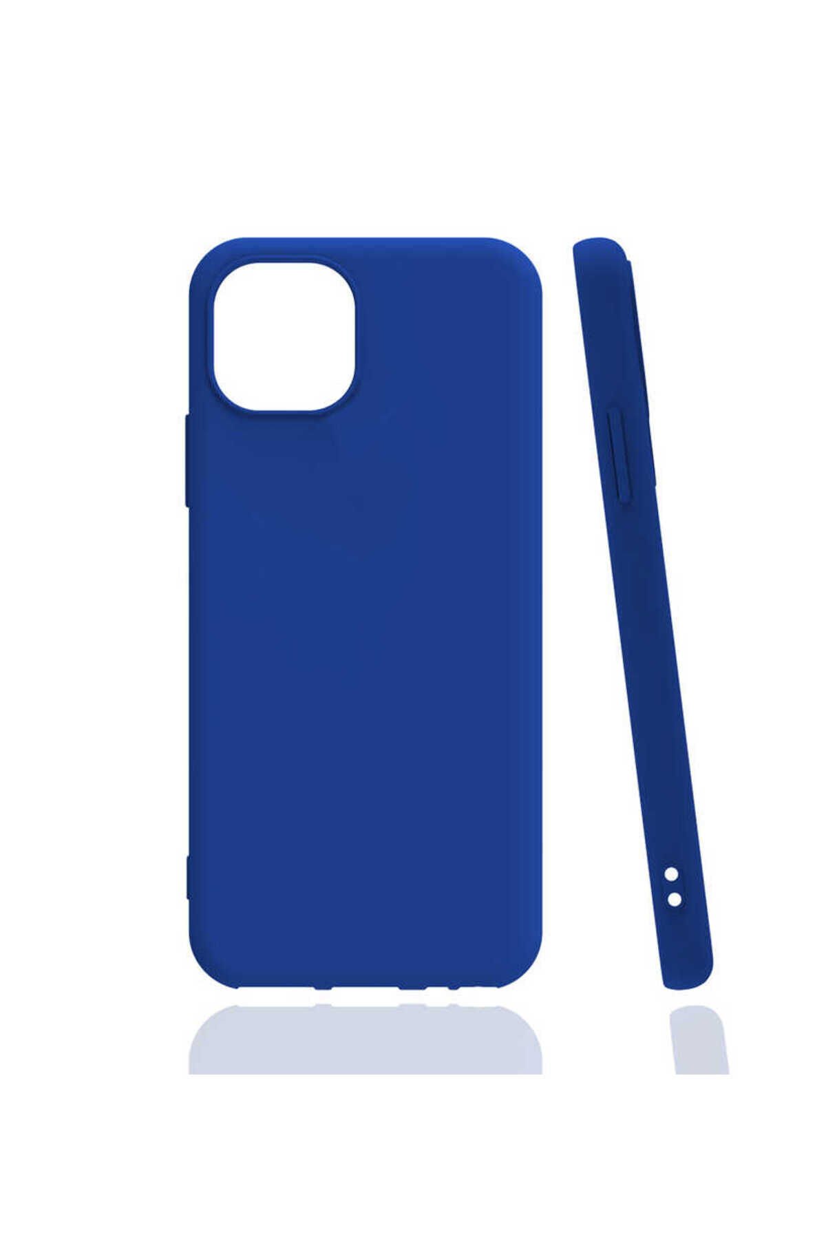 iPhone 13 Pro Max Uyumlu Biye Silikon-Mavi