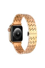 Watch 42mm Uyumlu KRD-86 Metal BSAY Kordon-Siyah Gümüş