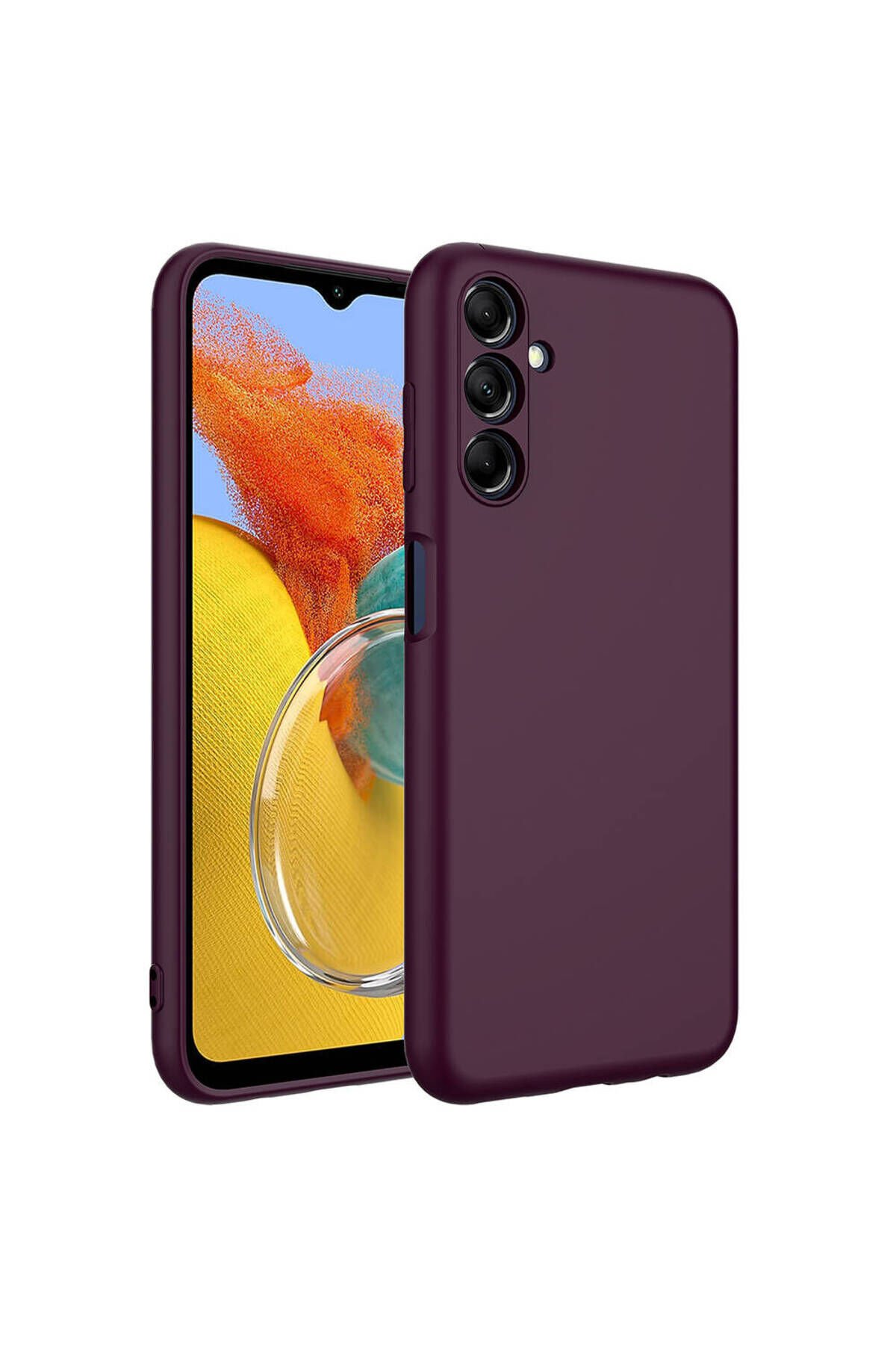 Galaxy A25 Kılıf BSAY Mara Lansman Kapak - Lila Koyu Mor