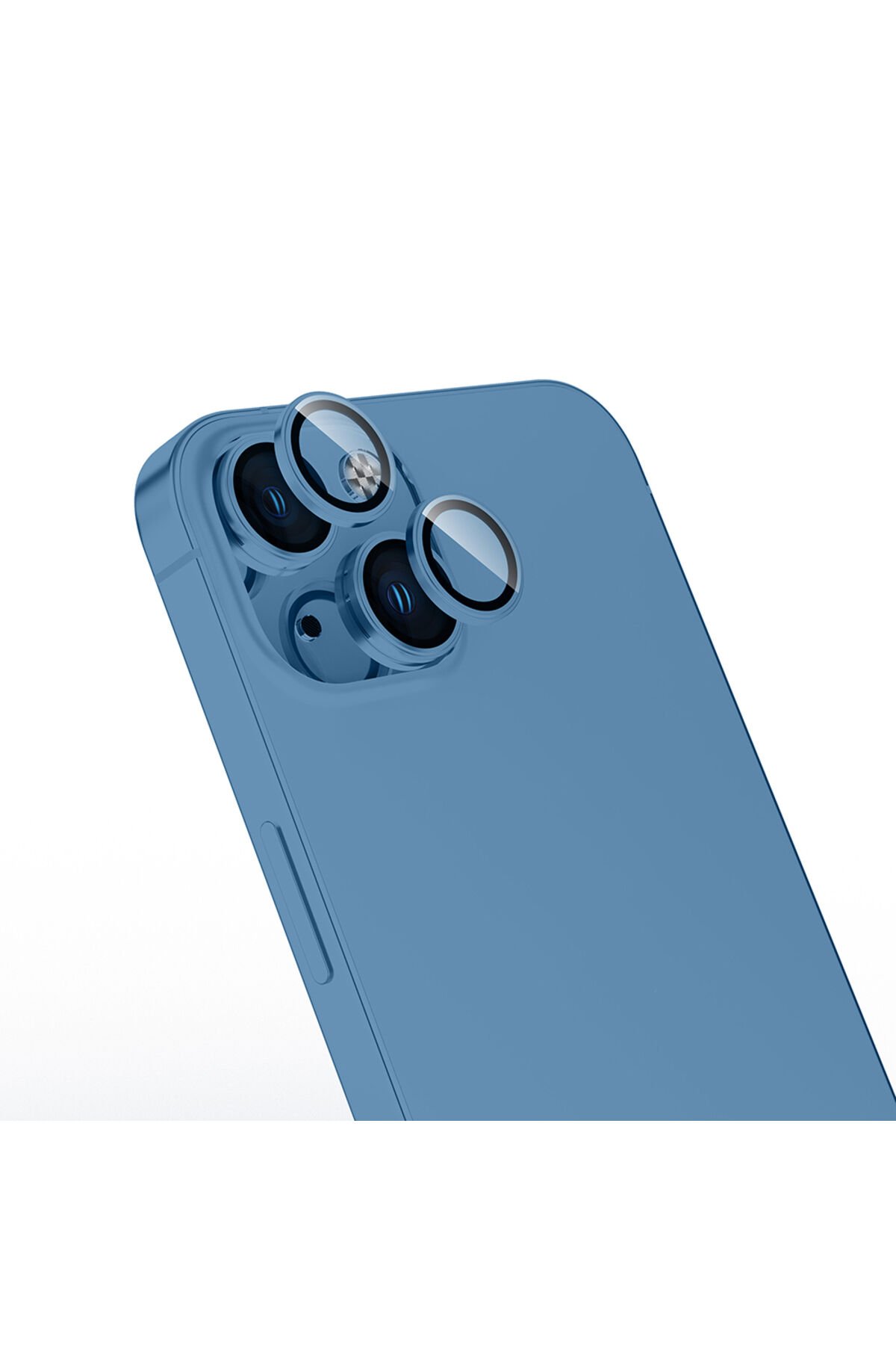 iPhone 13 GZST Mikro Kamera Lens Koruyucu - Rose Gold Altın