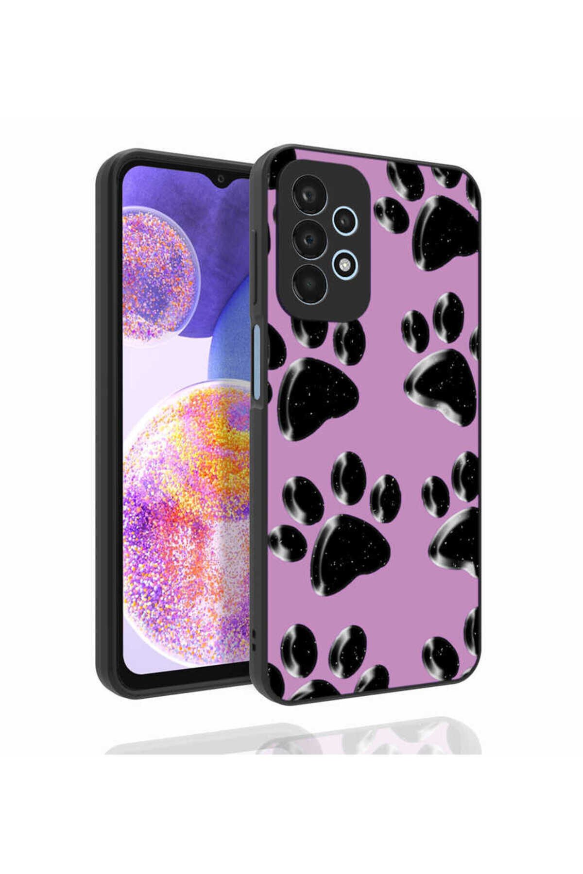 Galaxy A23 Kılıf Desenli Kamera Korumalı Parlak ASMA Nora Kapak - NO2 No3