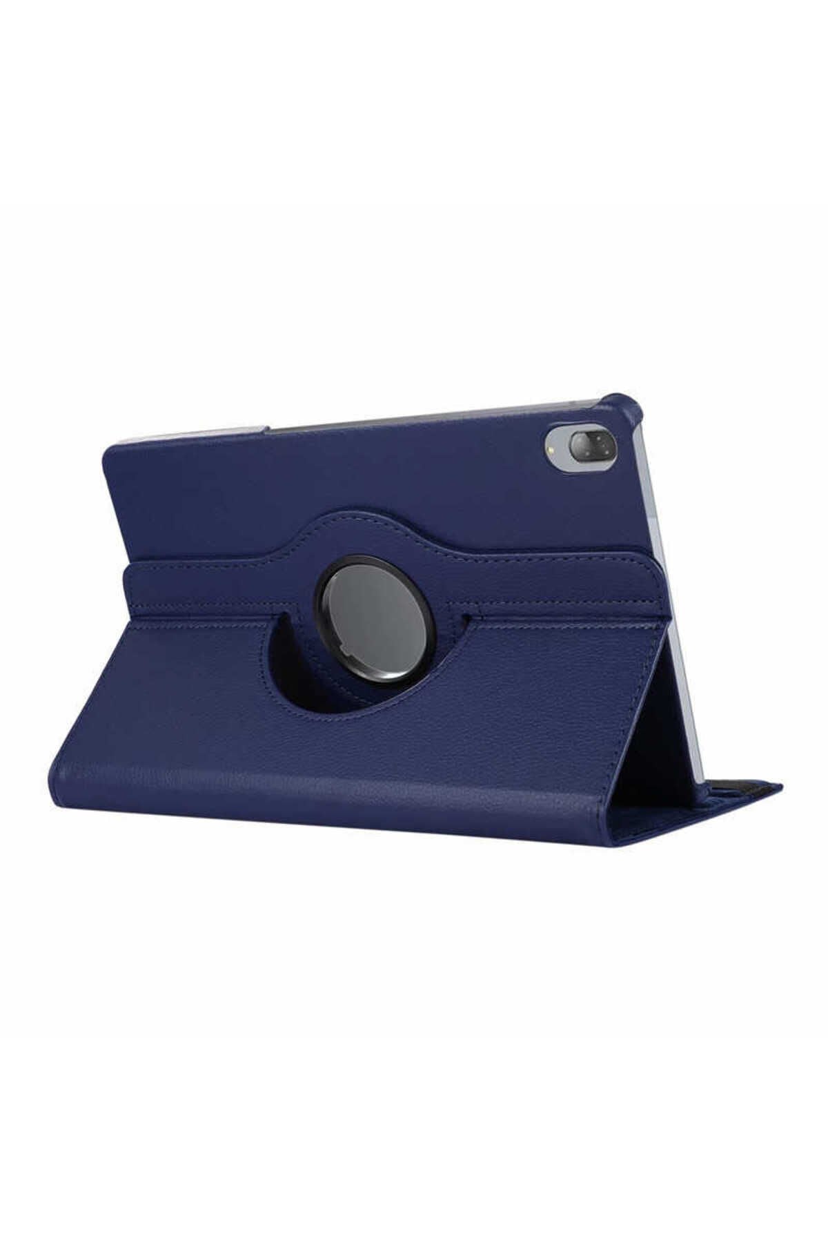 Lenovo Tab P11 Pro 11.2'' 2.Nesil Uyumlu BSAY Dönebilen Standlı Kılıf-Pembe Koyu Lacivert