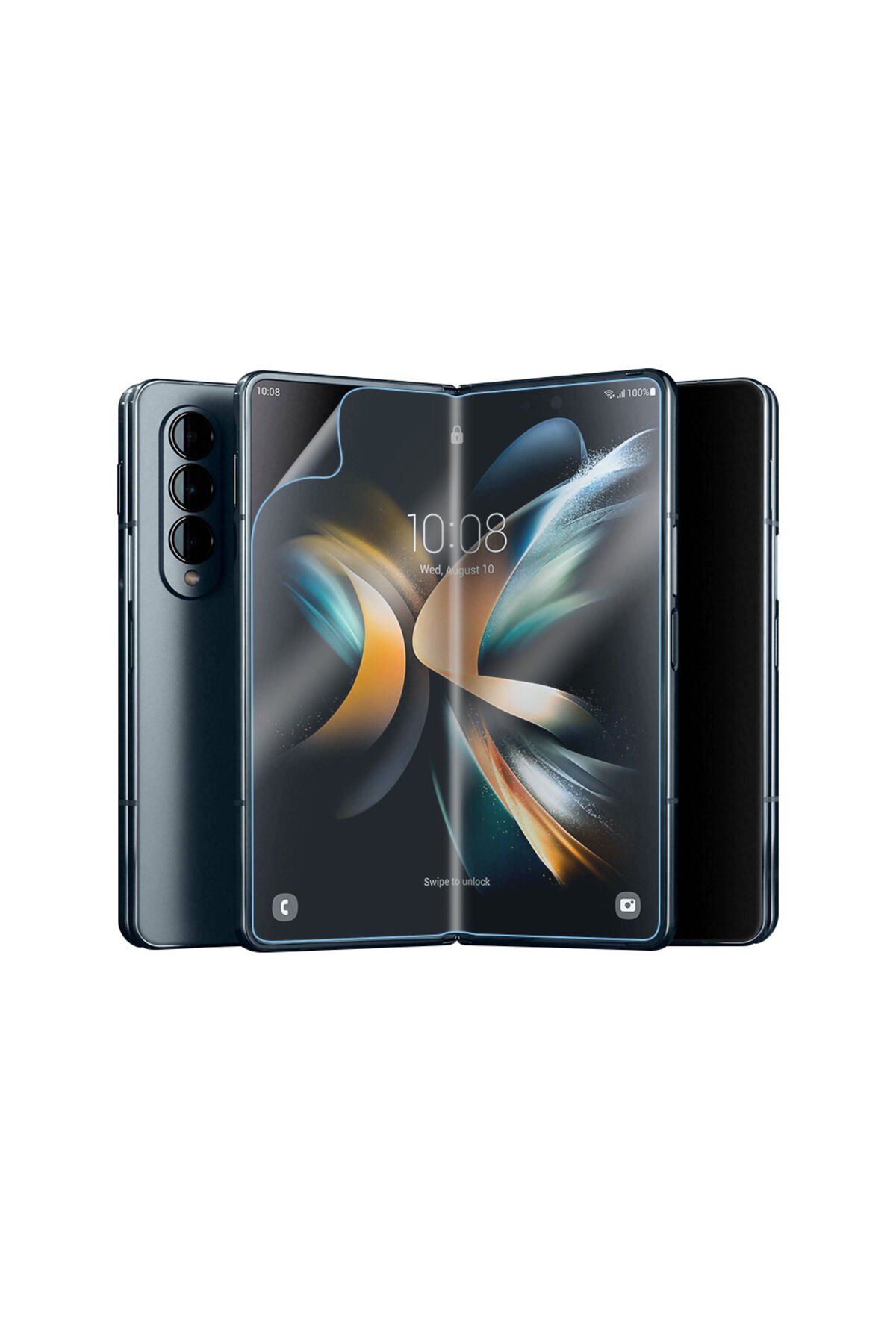 Galaxy Z Fold 4 Uyumlu BSAY Hizalama Aparatlı S-Fit Body Ekran Koruyucu