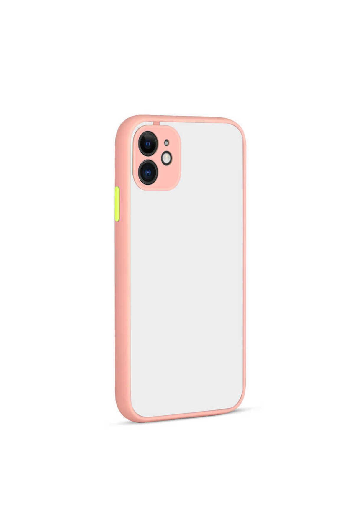iPhone 11 Uyumlu BSAY Hux Kılıf-Pembe Pembe