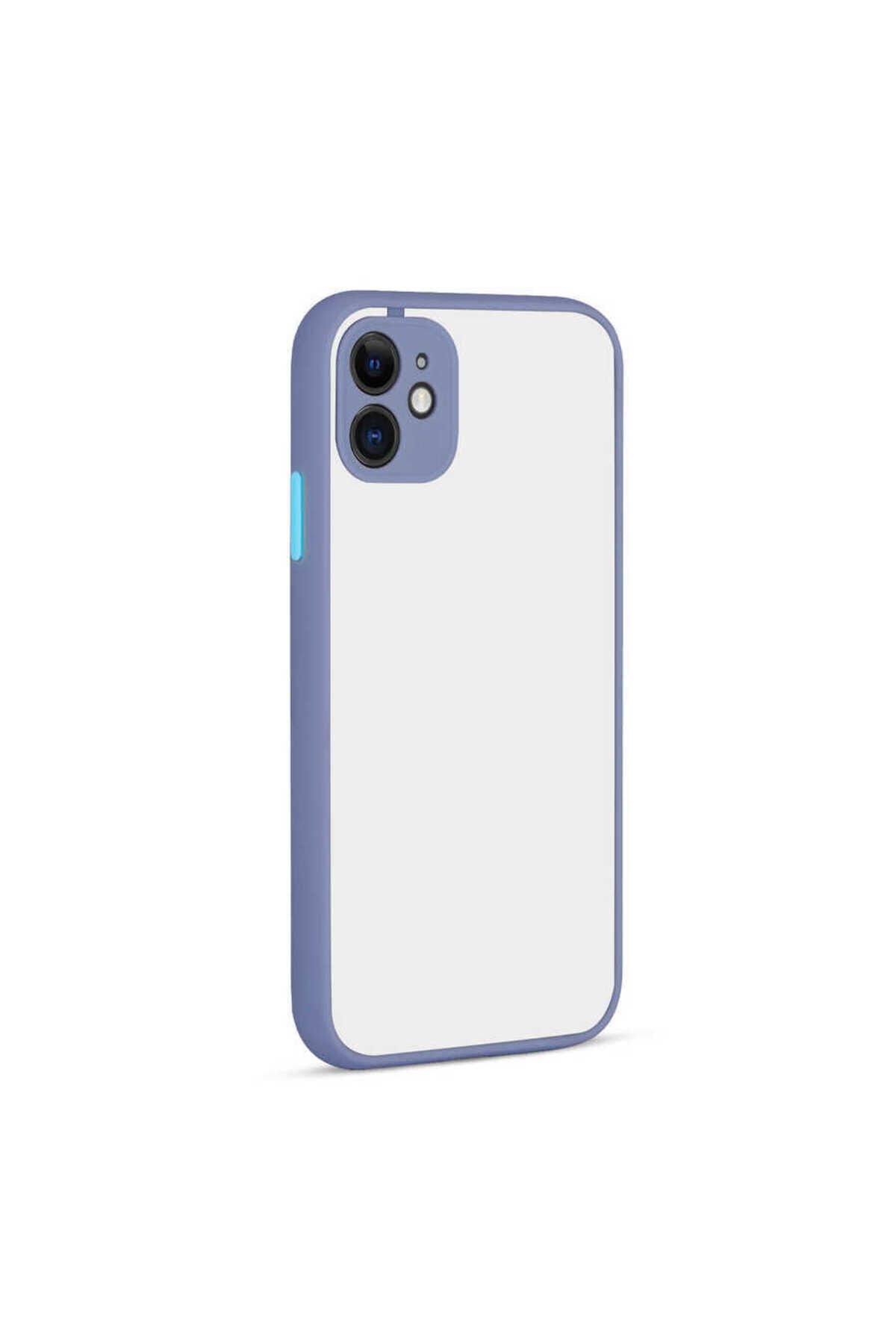 iPhone 11 Uyumlu BSAY Hux Kılıf-Pembe Mor