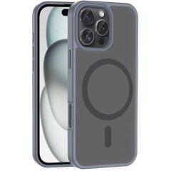 iPhone 16 Pro Kılıf M-safe Şarj Özellikli Mat Arka Yüzey Zore Sio Kılıf Siyah