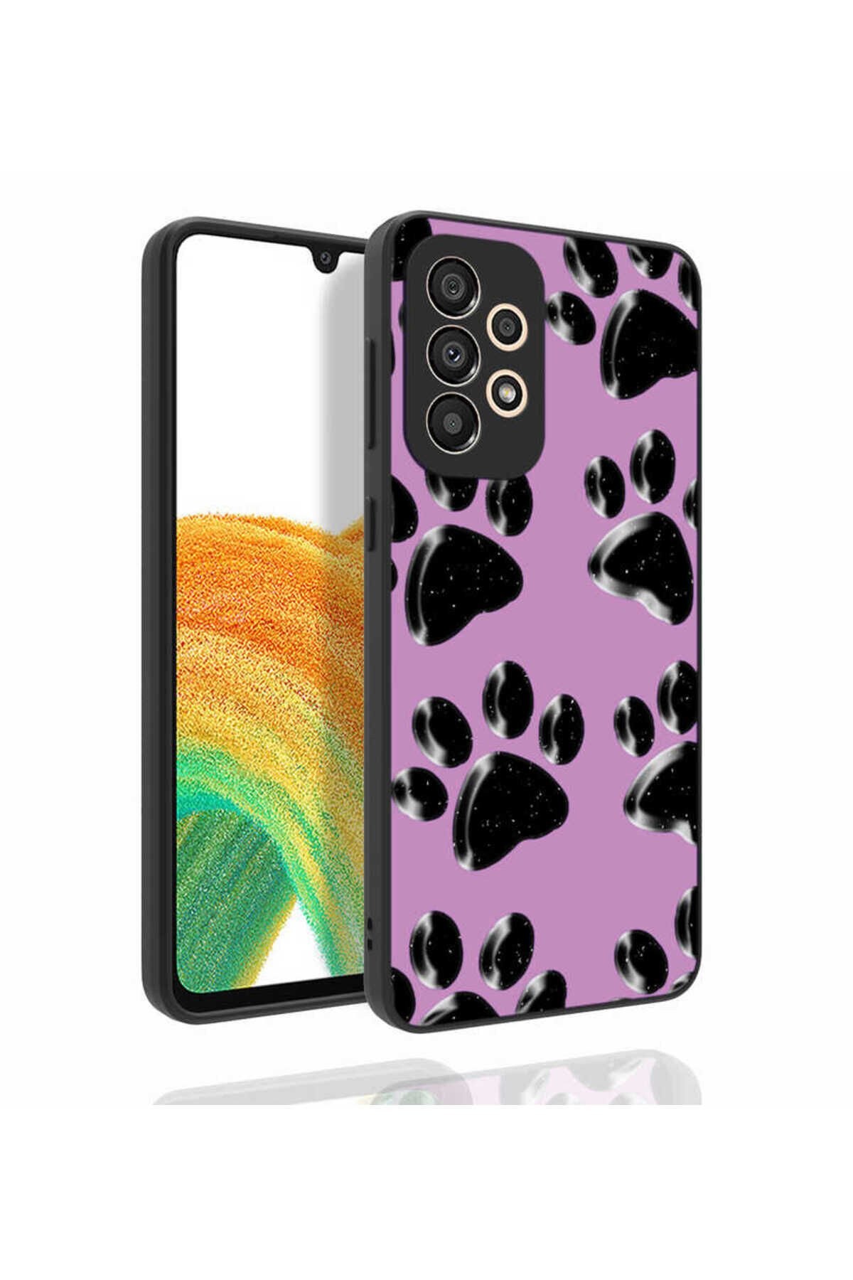 Galaxy A33 5G Kılıf Desenli Kamera Korumalı Parlak BSAY Nora Kapak - NO3 No3