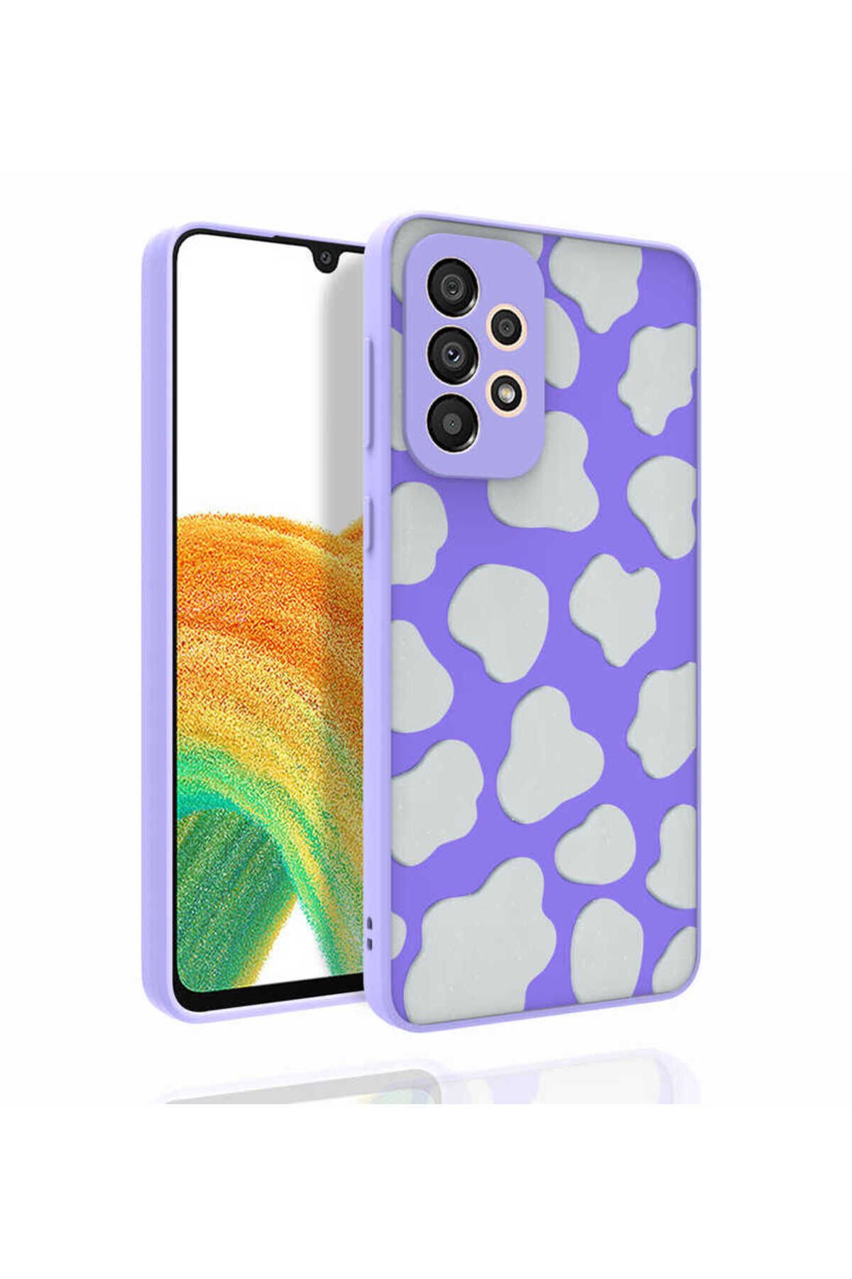 Galaxy A33 5G Kılıf Desenli Kamera Korumalı Parlak GZST Nora Kapak - NO2 No2