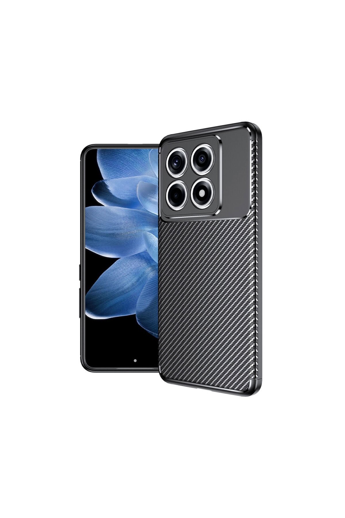 14T Pro Kılıf GNST Negro Silikon Kapak - Siyah Siyah