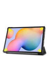 Lenovo Tab P11 Pro 11.2'' 2.Nesil Uyumlu BSAY Smart Cover Standlı 1-1 Kılıf-Rose Gold Mor
