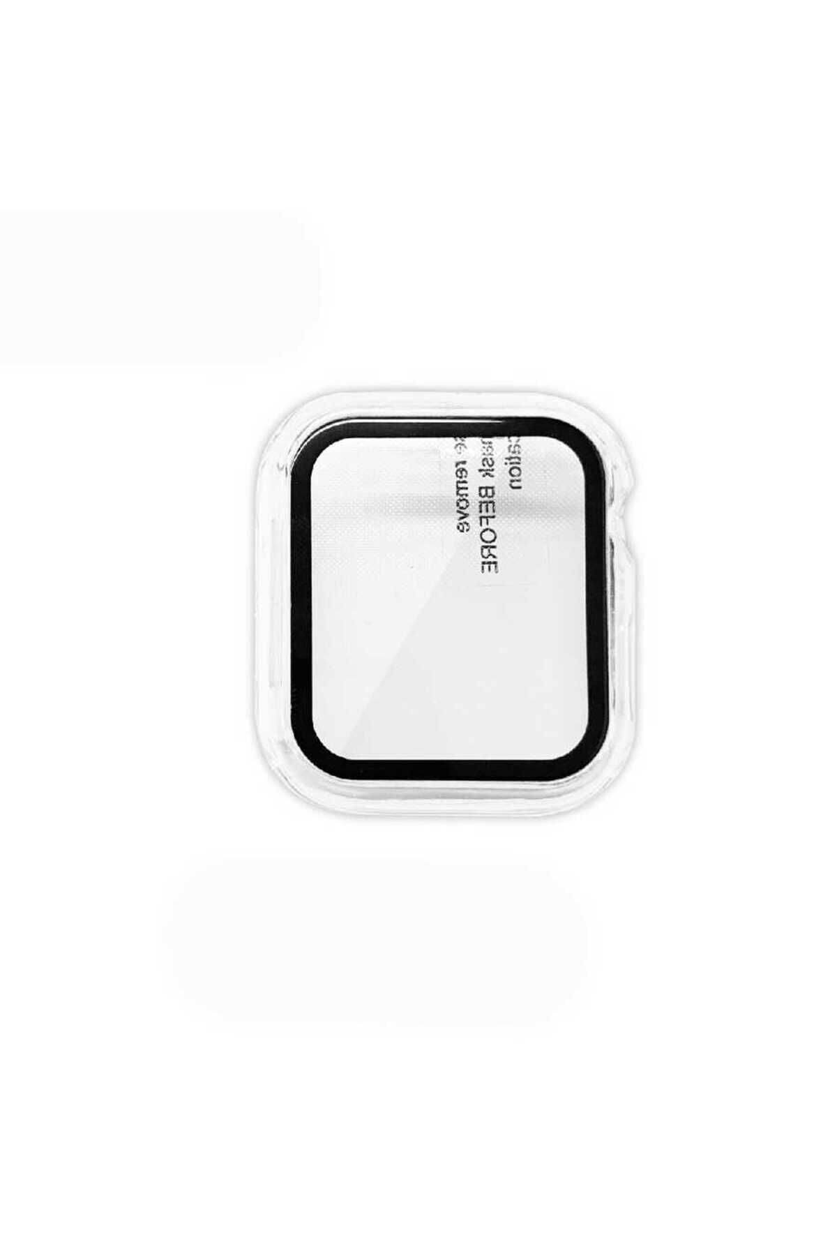 Watch 44mm BSAY Watch Gard 07 Sert PC Koruyucu - Pembe Şeffaf