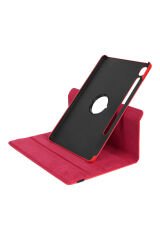 Galaxy Tab S9 Uyumlu BSAY Dönebilen Standlı Kılıf-Pembe Pembe