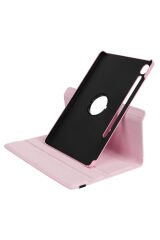 Galaxy Tab S9 Uyumlu BSAY Dönebilen Standlı Kılıf-Pembe Mavi