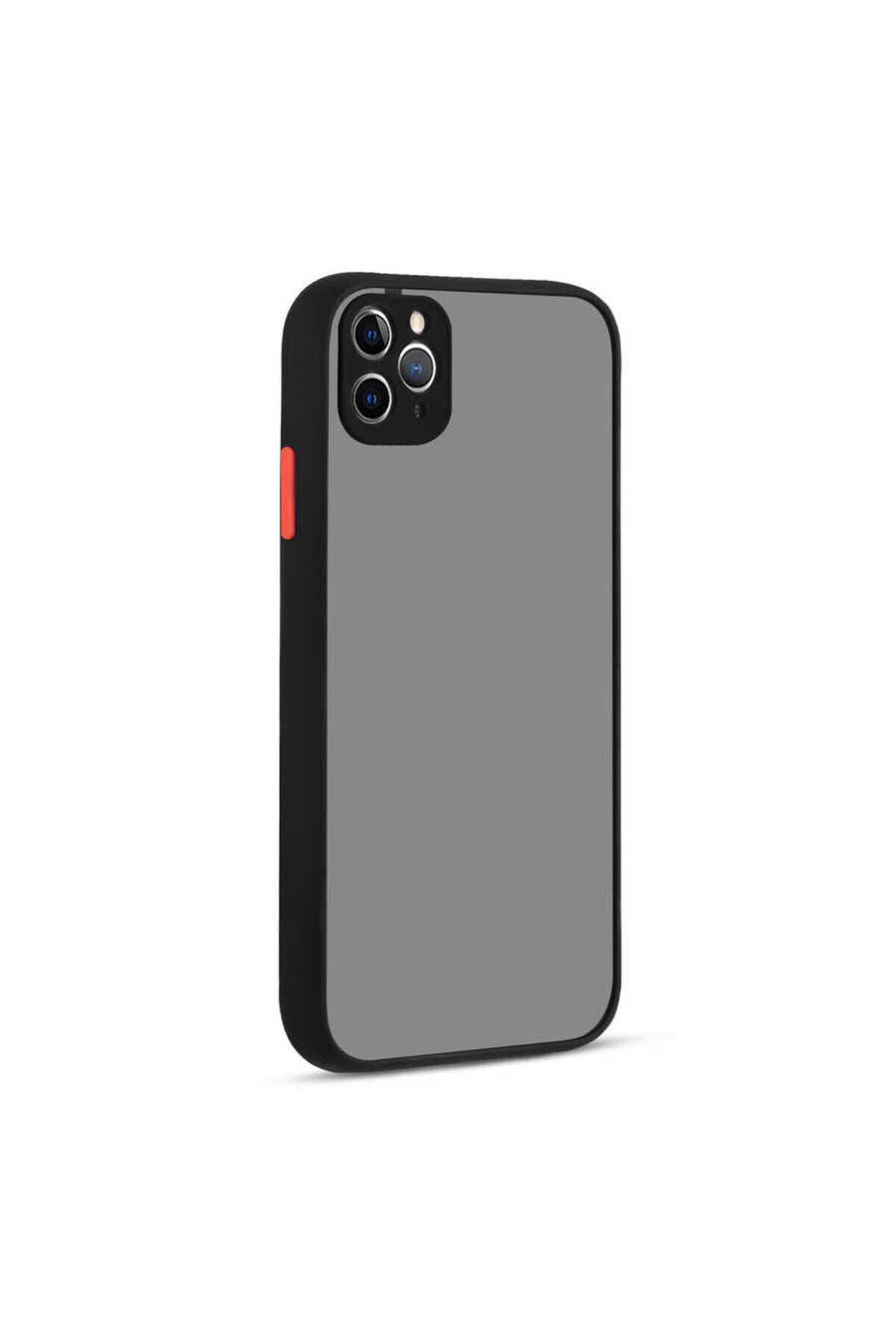 iPhone 11 Pro Max Uyumlu BSAY Hux Kılıf-Lila Siyah