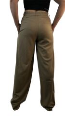 Pamuklu Palazzo Pantolon Camel - M