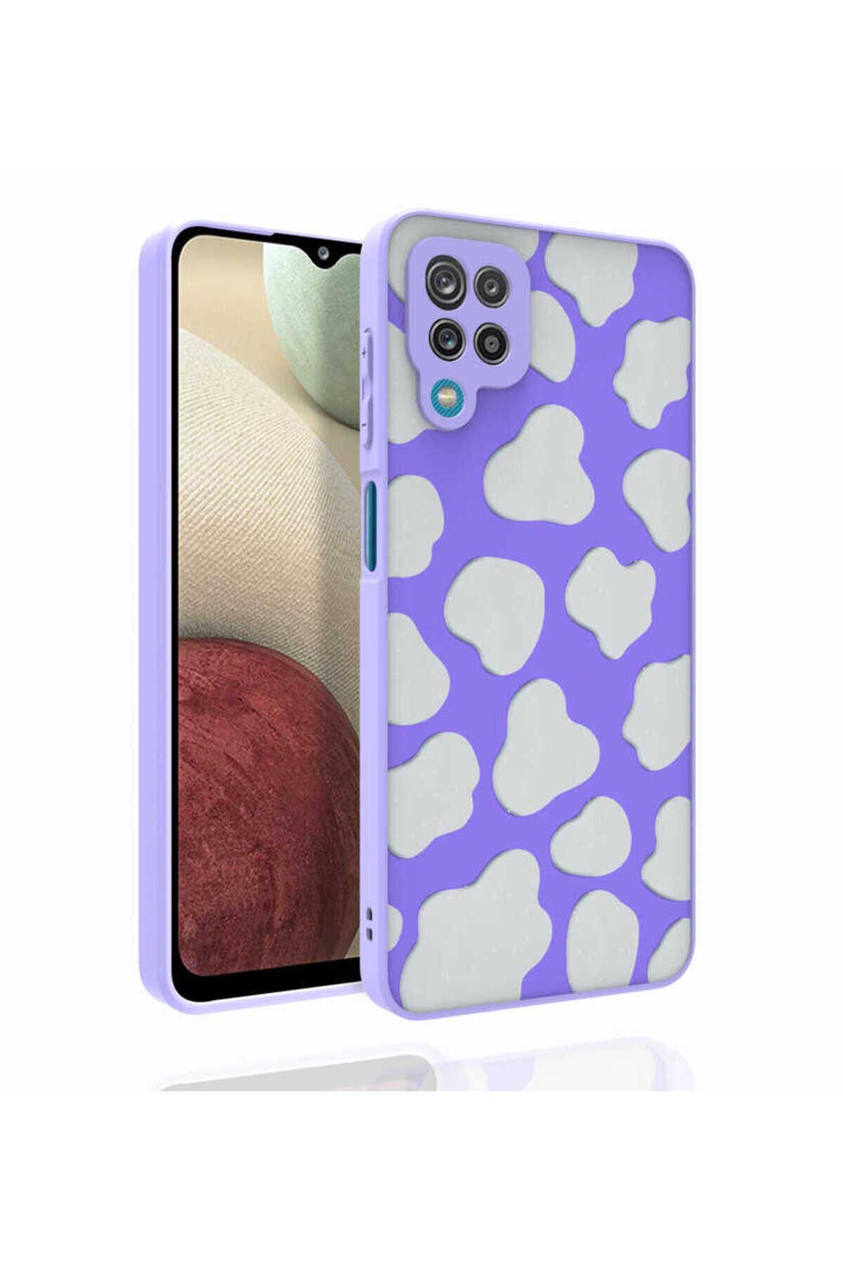 Galaxy M33 Kılıf Desenli Kamera Korumalı Parlak GZST Nora Kapak - NO6 No6