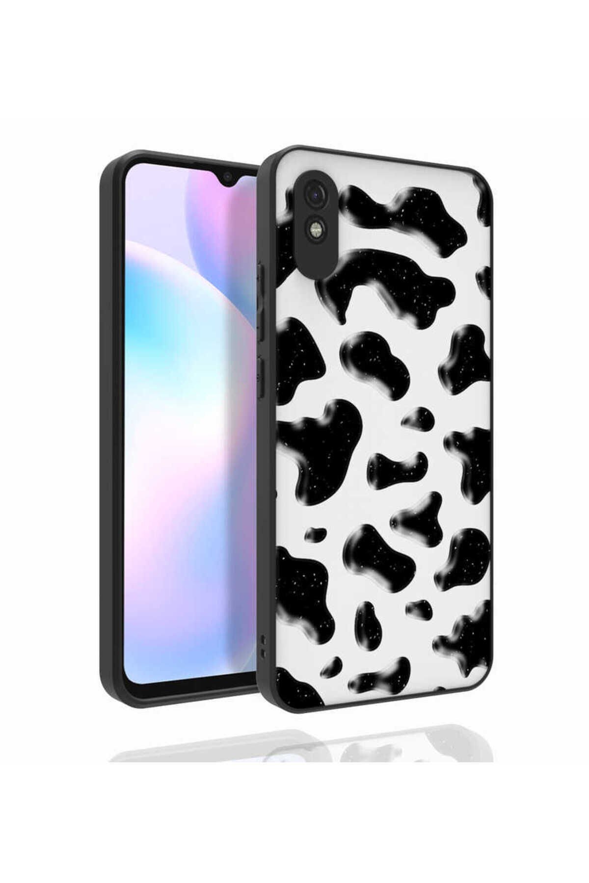 Redmi 9A Kılıf Desenli Kamera Korumalı Parlak BSAY Nora Kapak - NO2 No2