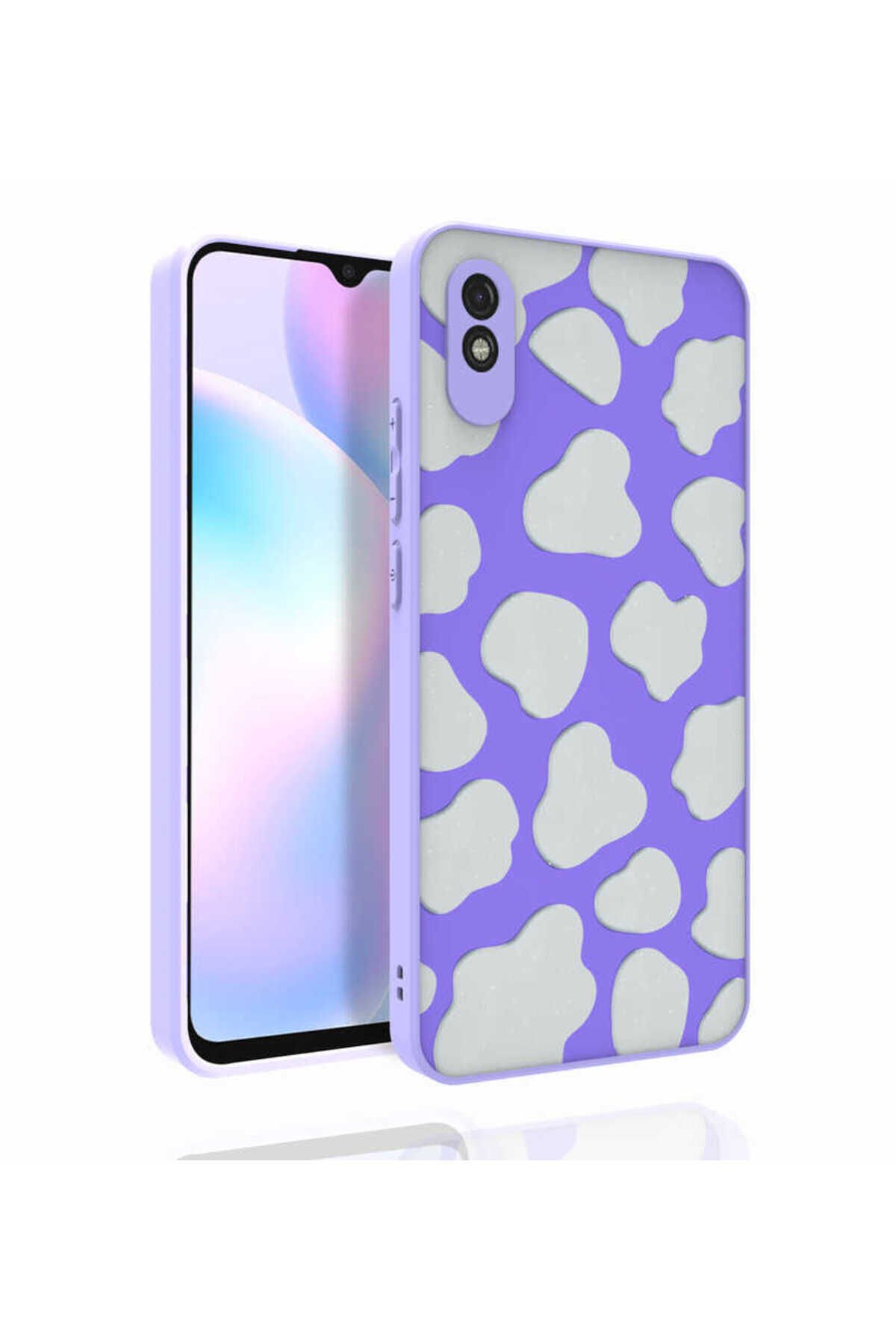 Redmi 9A Kılıf Desenli Kamera Korumalı Parlak BSAY Nora Kapak - NO2 No6